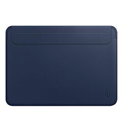 Notebook Liner Bag Pu Leather Case Macbook Ipad Tablet Bag Protective Shell - Gray 15.4 Inch