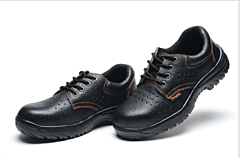 Antiskid And Wear-resistant Safety Protection Of Baotou Working Shoes Safety Shoes In Summer - 42 Black
