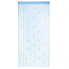 Crystal Beaded String Door Curtain Beads Room Divider Fringe Window Panel Drapes - White