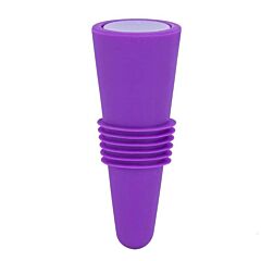 Wine Stopper,silicone Sparkling Wine Bottle Stopper With Grip Top For Keep The Wine Fresh - Blue