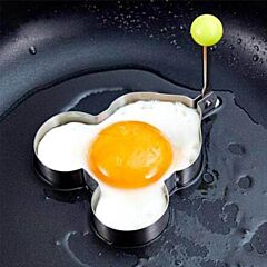 Stainless Steel Egg Mould Cooking Tools Bbq Kitchen Flower Shape Moulds Pancake Kitchen Tool - 1 Pcs Flower