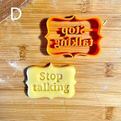 Cookie Molds With Good Wishes Fun Cookie Molds Cookie Molds For Baking Cookie Cutters - C