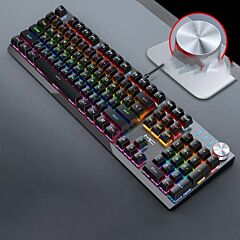 New Mechanical Keyboard Green Axis Black Axis Tea Axis Red Axis Gaming Gaming Desktop Computer Wired - E
