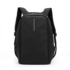 Men's Business Anti-theft Computer Backpack - Black With Pattern