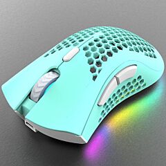 Wireless Mouse Game Luminous Rgb Electric Charging Mouse - Pink