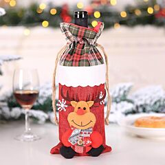 Gennissy Christmas Wine Bottle Cover Merry Christmas Decorations For Home Christmas Ornament New Year 2022 Xmas Navidad Gift - Snowman