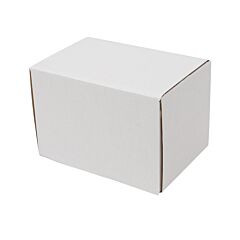 50 Pack 6x4x3 Inch Corrugated Box Mailers- White Cardboard Shipping Box Corrugated Box Mailer Shipping Box For Mailer Rt - 6x4x4"