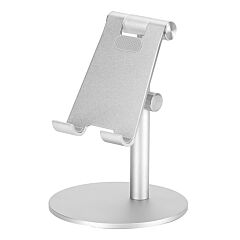 Cell Phone Stand Universal Tablets Phones Stand Holder Height Angle Adjustable Desktop Phone Stand No-slip - Rose Gold