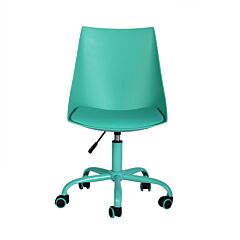 Pu Leather Swivel Task Chair - Green