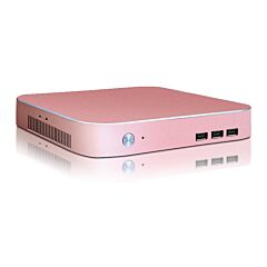All Aluminum Alloy Mini Chassis Industrial Router - Pink