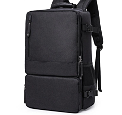 Anti-theft Backpack Three-purpose Computer Bag - Black