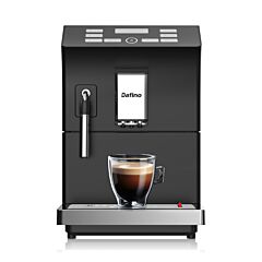Dafino-205 Fully Automatic Espresso Coffee Maker W/ Milk Frother, Black - Sliver