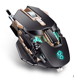 Jedi Survival Knife Automatic Gun Mouse Macro No Rear Seat Computer Usb Cable Game Esports Mechanical Mouse Cf Cross Fire Line Hero Alliance Mouse Metal Water Cold Xu Teacher Peripherals - Ghost Black