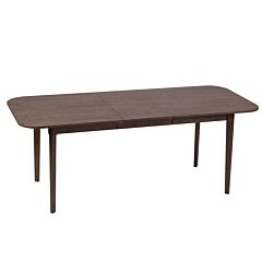 78.7" L Extendable Dining Table, Removable Self-storing Leaf - Light Grey