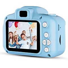 Kids Digital Camera W/ 2.0' Screen 12mp 1080p Fhd Video Camera 4x Digital Zoom Games - Blue