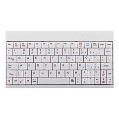 80 Keys Wired Keyboard Mini Usb Connector Keyboard Portable Durable Keyboard With Carry Bag - White