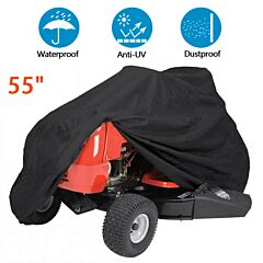 72" Outdoor Lawn Mower Tractor Cover Heavy Duty Waterproof Uv Protection Coating - 72"x54"x46"(lxwxh)