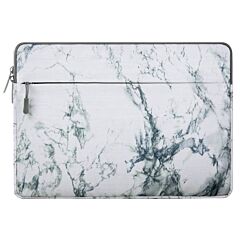 Canvas Marble Zipper Computer Bag - Pink 15 Inches