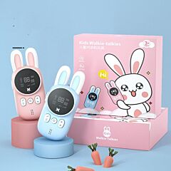 Rabbit Children's Walkie-talkie Handheld Wireless Call - One Pair With Battery
