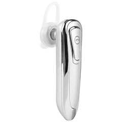 Wireless V5.0 Neckband Headset Multipoint Noise Cancellation Earpiece 30hrs Runtime - Silver