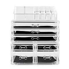 Acrylic Cosmetics Storage Rack With 7 Drawers Transparent Yf - Transparent