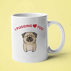 I Pugging Love You Mug - One Size