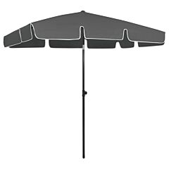 Beach Umbrella Anthracite 78.7"x49.2" - Anthracite
