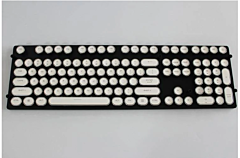 Steampunk Style Typewriter Mechanical Keyboard Switch - White
