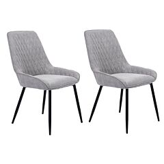 Upholstered Side Chair (set Of 2) (set Of 2) - Gray