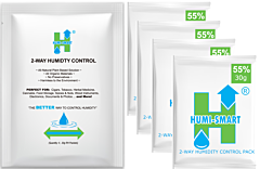 Humi-smart 55% Rh 2-way Humidity Control Packet – 30 Gram 4 Pack - 60g 10 Pack