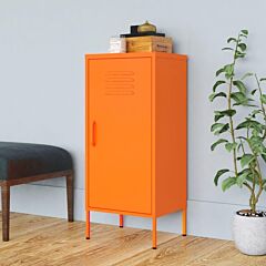 Storage Cabinet Orange 16.7"x13.8"x40" Steel - Orange