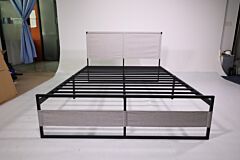 Metal Platform Bed With Storage V4 - Full