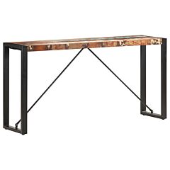 Console Table 59.1"x13.8"x29.9" Solid Reclaimed Wood - Brown