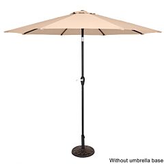 9ft Central Umbrella Waterproof Folding Sunshade Top Color Yk - Top Color