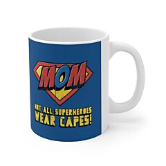 Mom Super Hero Theme Mug 11oz - One Size
