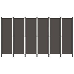6-panel Room Divider Anthracite 118.1"x70.9" - Anthracite