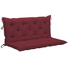 Cushion For Swing Chair Wine Red 47.2" Fabric - Red