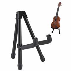 A-frame Acoustic Electric Guitar Bass Stand - Black