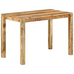 Dining Table 43.3"x23.6"x29.9" Rough Mango Wood - Brown