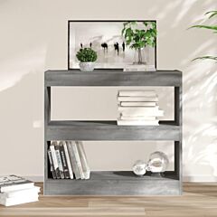Book Cabinet/room Divider Gray Sonoma 31.5"x11.8"x28.3" - Grey