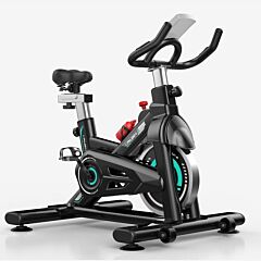 Living Room Stationary Exercise Bike Indoor Training Cycling - Antique Black