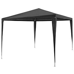 Party Tent 9.8'x9.8' Pe Anthracite - Anthracite
