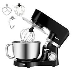 Zokop Zk-1503 Chef Machine 5.5l 660w Mixing Pot With Handle Black  Yj - Black