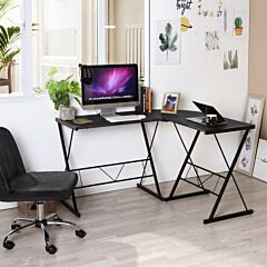 Computer Desk Long 246t - Black