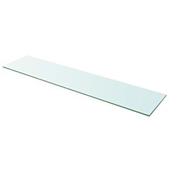 Shelf Panel Glass Clear 43.3"x9.8" - Transparent