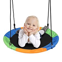900d Oxford Cloth Round Swing For Kids, Diameter 100cm  (with Hook / Swing Belt / Bunting) Xh - Picture