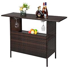 Modern Stylish And Beautiful Bar Table Brown Gradient - Brown Gradient