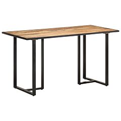 Dining Table 55.1" Rough Mango Wood - Brown