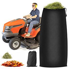 Lawn Tractor Leaf Bag 54 Cubic Feet Standard Garden Waste Collection Bag With 112in Opening - Black