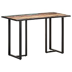 Dining Table 47.2" Solid Reclaimed Wood - Multicolour